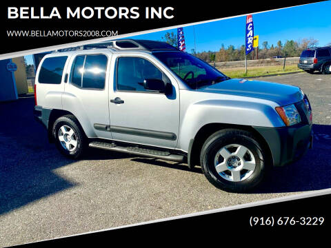 2005 Nissan Xterra for sale at BELLA MOTORS INC in Auburn CA