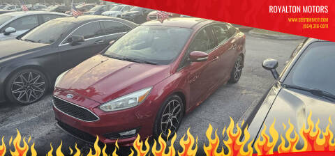 2016 Ford Focus for sale at ROYALTON MOTORS in Plantation FL