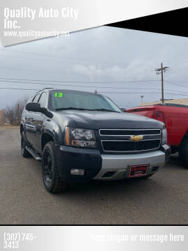 2013 Chevrolet Tahoe for sale at Quality Auto City Inc. in Laramie WY