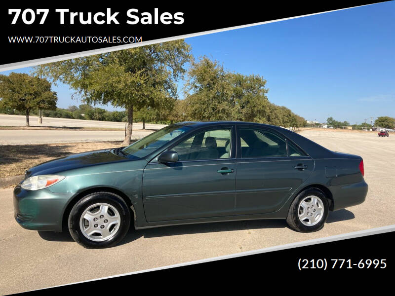 2003 Toyota Camry for sale at BRACKEN MOTORS in San Antonio TX