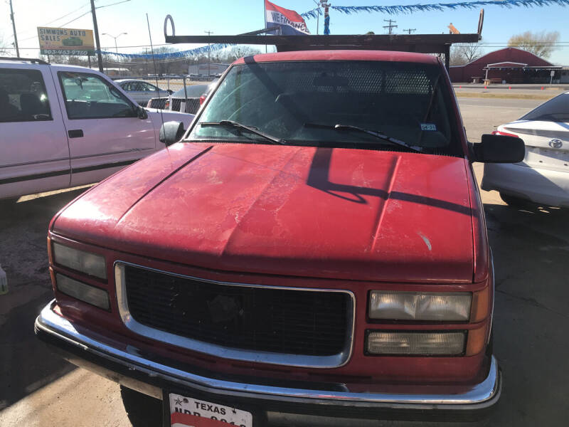 1996 GMC Sierra 1500 for sale at Simmons Auto Sales in Denison TX