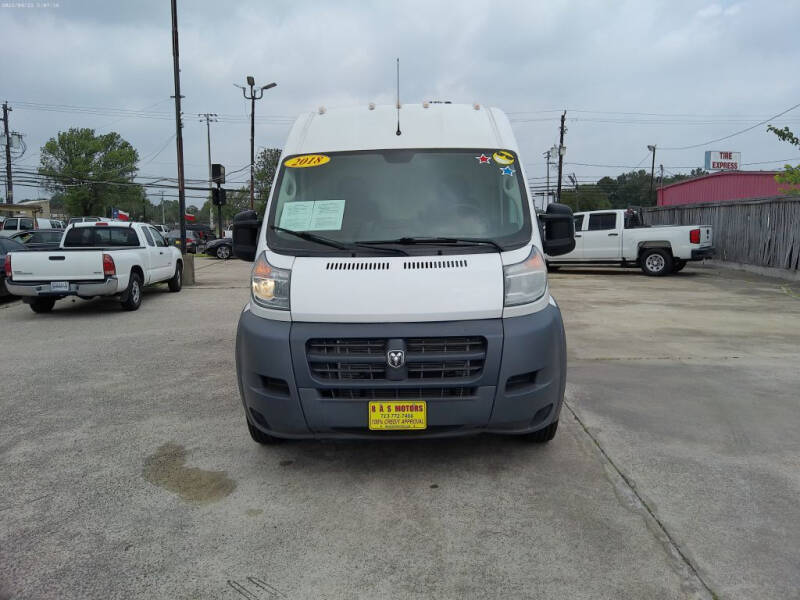 2018 RAM ProMaster for sale at BAS MOTORS in Houston TX
