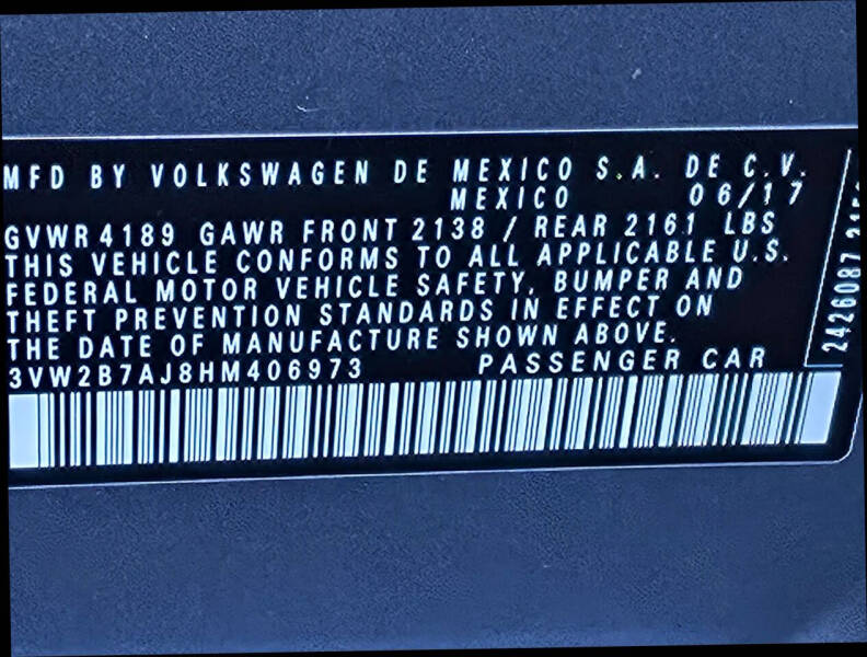 2017 Volkswagen Jetta 1.4T S