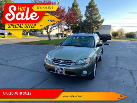 2005 Subaru Outback for sale at APOLLO AUTO SALES in Sacramento CA