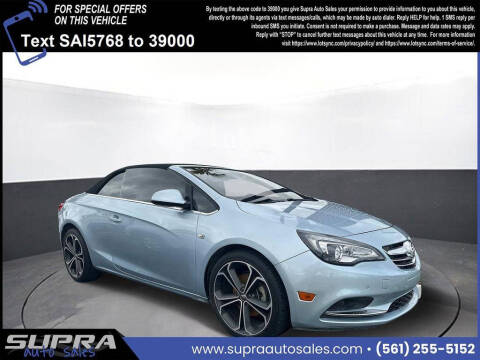 2016 Buick Cascada for sale at SUPRA AUTO SALES in Riviera Beach FL