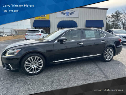 2014 Lexus LS 460 for sale at Larry Whicker Motors in Kernersville NC