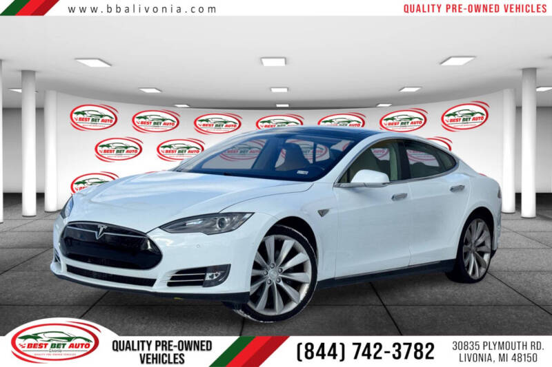 2013 Tesla Model S for sale at Best Bet Auto in Livonia MI