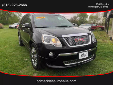 2012 GMC Acadia for sale at Prime Rides Autohaus in Wilmington IL