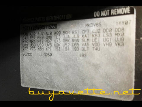 2008 Chevrolet Corvette