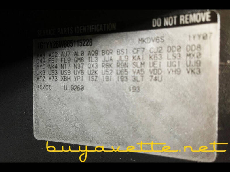 2008 Chevrolet Corvette