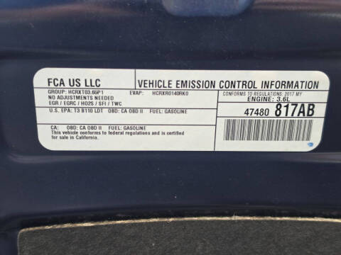 2017 Chrysler Pacifica Limited