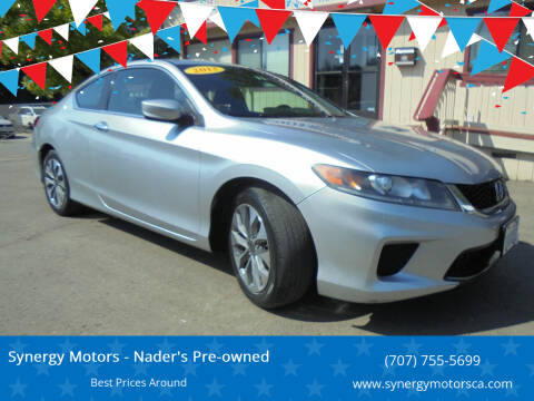2013 Honda Accord for sale at Synergy Motors - Nader's Pre-owned in Santa Rosa CA