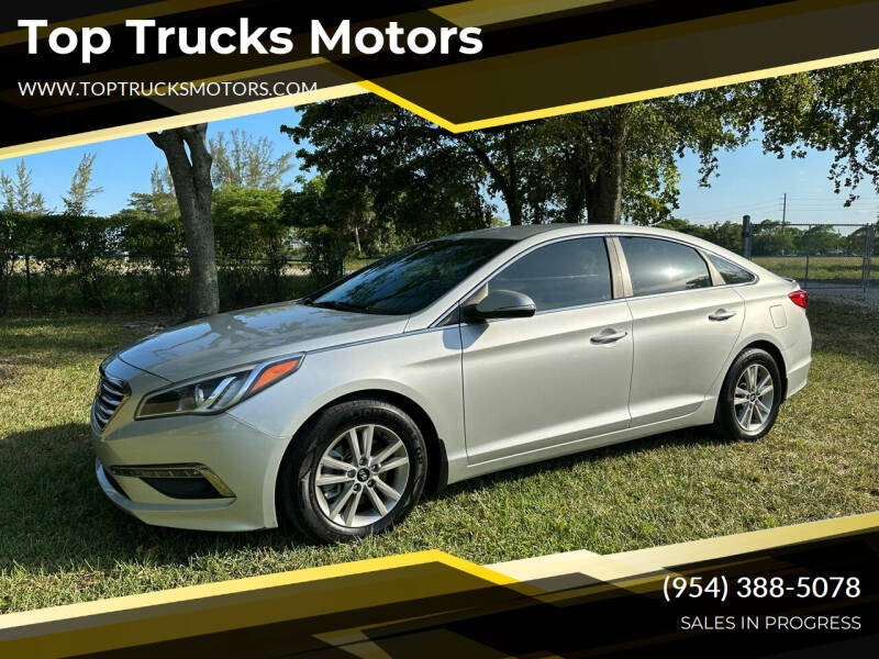 2015 Hyundai Sonata for sale at Top Trucks Motors in Pompano Beach FL
