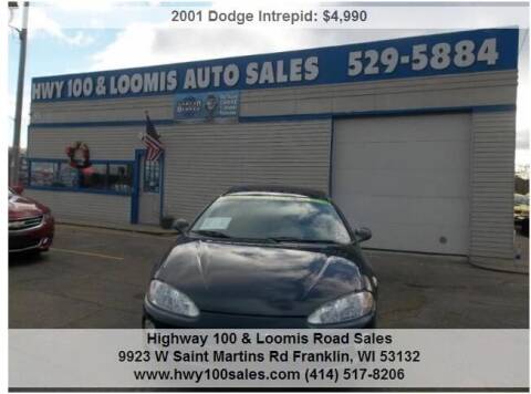 2001 Dodge Intrepid for sale at Highway 100 & Loomis Road Sales in Franklin WI
