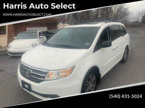 2012 Honda Odyssey for sale at Harris Auto Select in Winchester VA