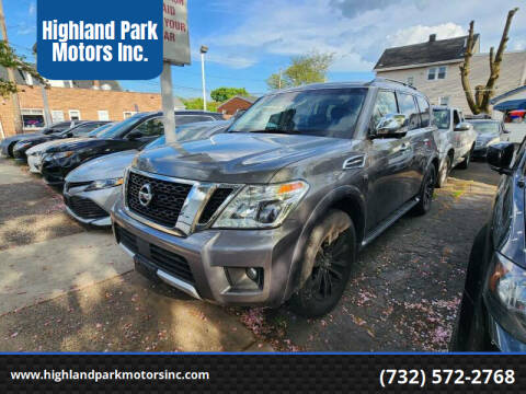 2017 Nissan Armada for sale at Highland Park Motors Inc. in Highland Park NJ