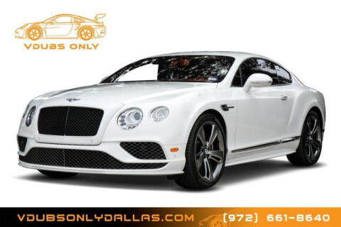 2016 Bentley Continental for sale at VDUBS ONLY in Plano TX
