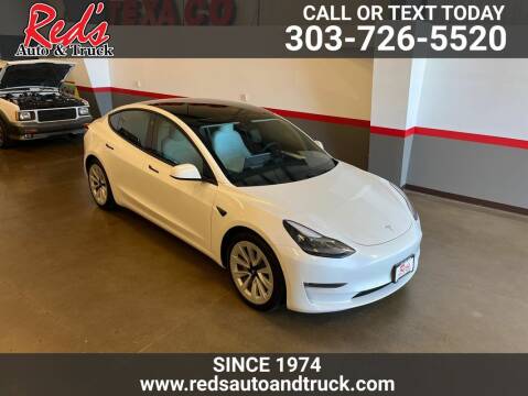 2021 Tesla Model 3 for sale at Red's Auto and Truck in Longmont CO
