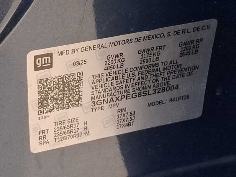 2025 Chevrolet Equinox LT