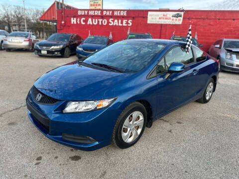 2013 Honda Civic for sale at H&C Auto Sales in Balch Springs TX