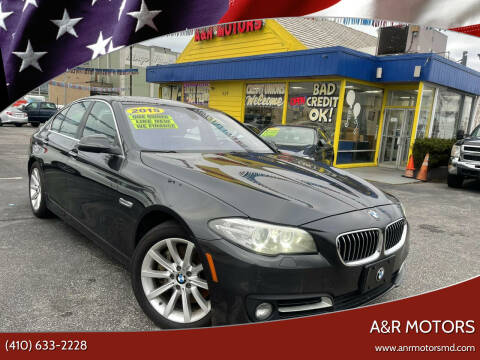2015 BMW 5 Series for sale at A&R MOTORS in Baltimore MD