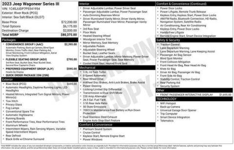 2023 Jeep Wagoneer Series III