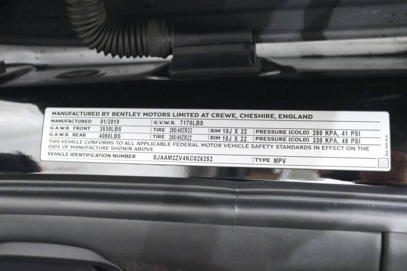 2019 Bentley Bentayga V8