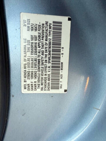 2007 Honda Odyssey EX