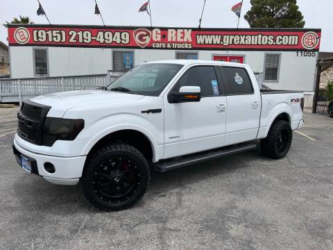 2011 Ford F-150 for sale at G Rex Cars & Trucks in El Paso TX