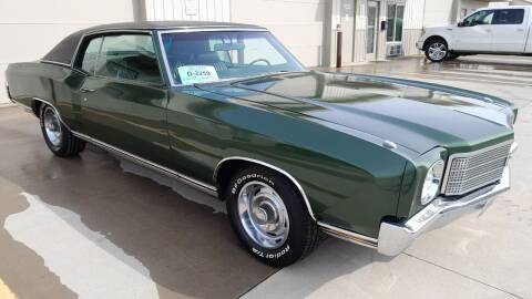 1970 Chevrolet Monte Carlo for sale at Pederson's Classics in Sioux Falls SD