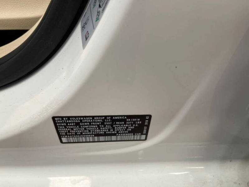 2018 Volkswagen Passat