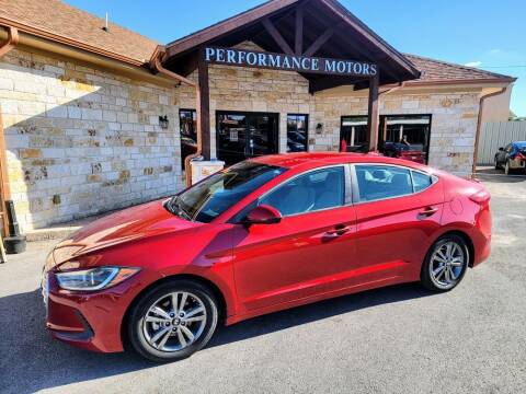 2017 Hyundai Elantra for sale at Performance Motors Killeen Second Chance in Killeen TX