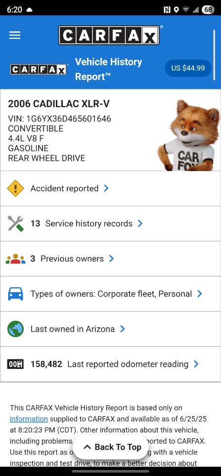 2006 Cadillac XLR-V 51