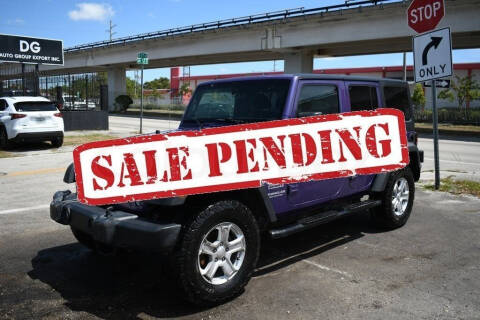 2017 Jeep Wrangler Unlimited for sale at STS Automotive - MIAMI in Miami FL