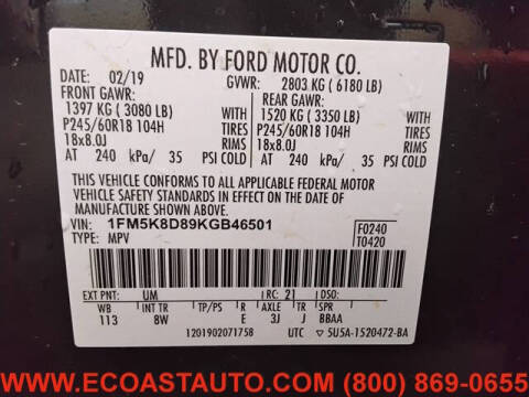 2019 Ford Explorer XLT