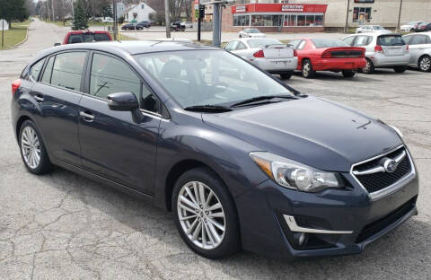2015 Subaru Impreza for sale at STEVE GRAYSON MOTORS in Youngstown OH
