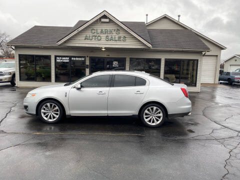 2010 Lincoln MKS for sale at Clarks Auto Sales in Middletown OH