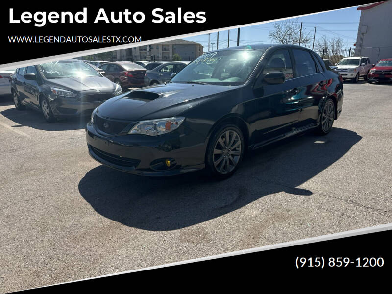 2009 Subaru Impreza for sale at Legend Auto Sales in El Paso TX