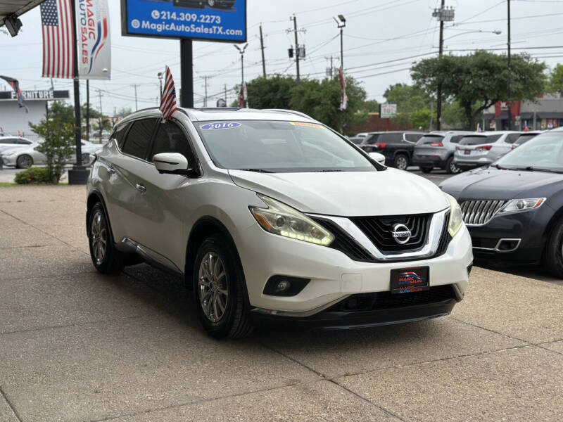 Used 2016 Nissan Murano SL with VIN 5N1AZ2MGXGN122502 for sale in Dallas, TX