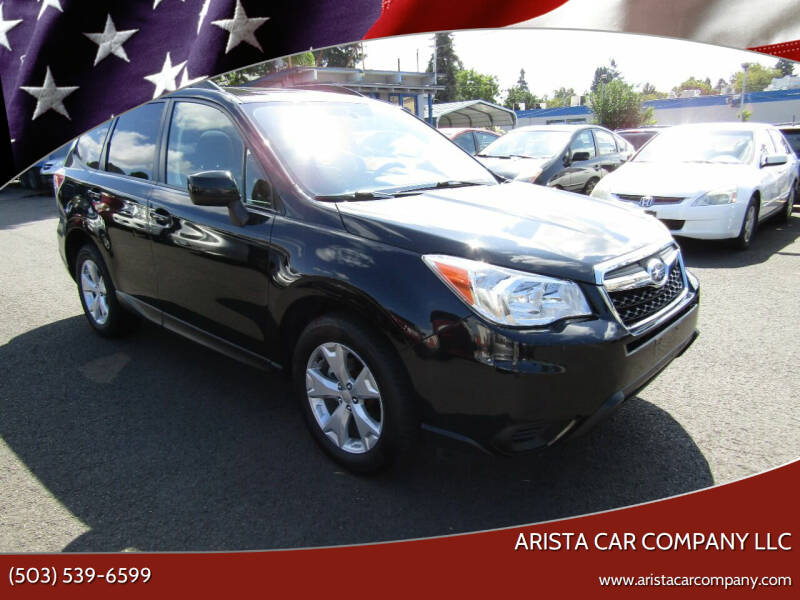 2015 Subaru Forester for sale at ARISTA CAR COMPANY LLC in Portland OR
