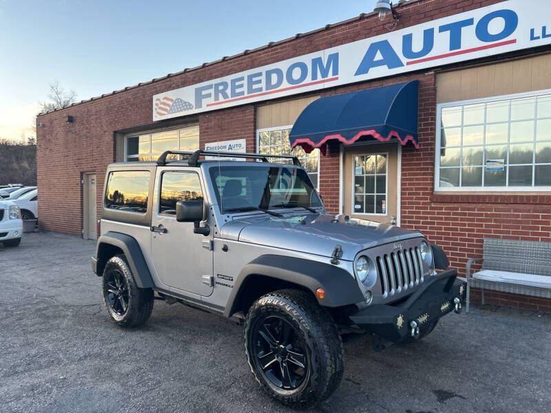 2015 Jeep Wrangler for sale at FREEDOM AUTO LLC in Wilkesboro NC