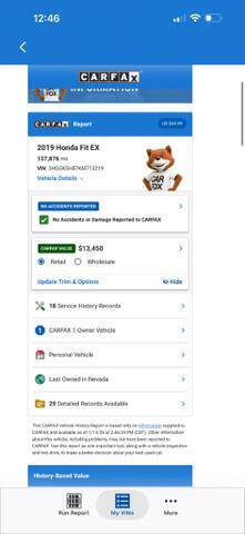 2019 Honda Fit EX