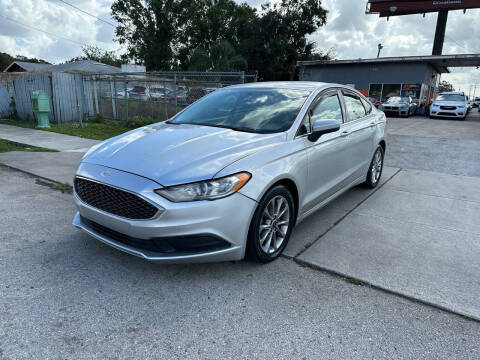 2017 Ford Fusion for sale at P J Auto Trading Inc in Orlando FL