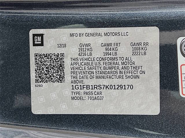 2019 Chevrolet Camaro LT