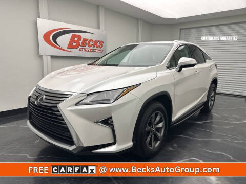 2018 Lexus RX 350 for sale at Becks Auto Group in Mason OH