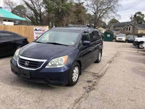 2008 Honda Odyssey for sale at AutoPro Virginia LLC in Virginia Beach VA