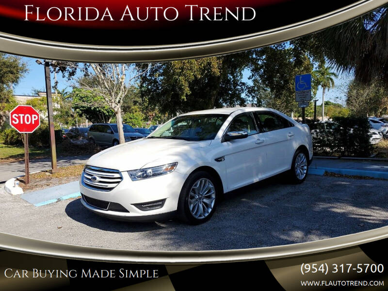 2016 Ford Taurus for sale at Florida Auto Trend in Plantation FL