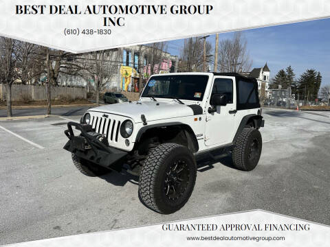 2015 Jeep Wrangler for sale at Best Deal Automotive Group INC in Easton PA
