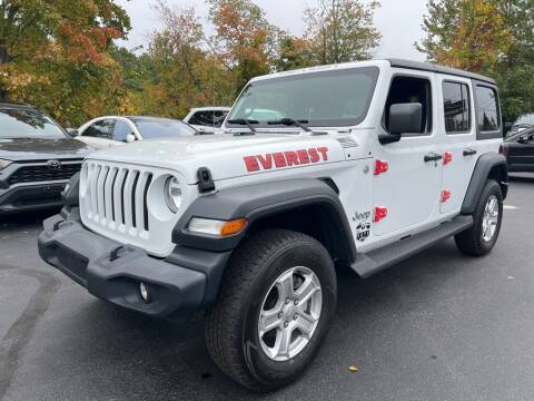 2020 Jeep Wrangler Unlimited for sale at RT28 Motors in North Reading MA