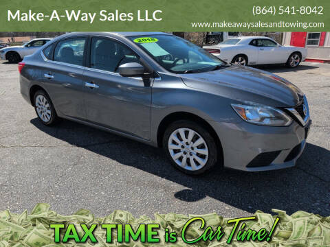 2018 Nissan Sentra for sale at Make-A-Way Sales LLC in Spartanburg SC